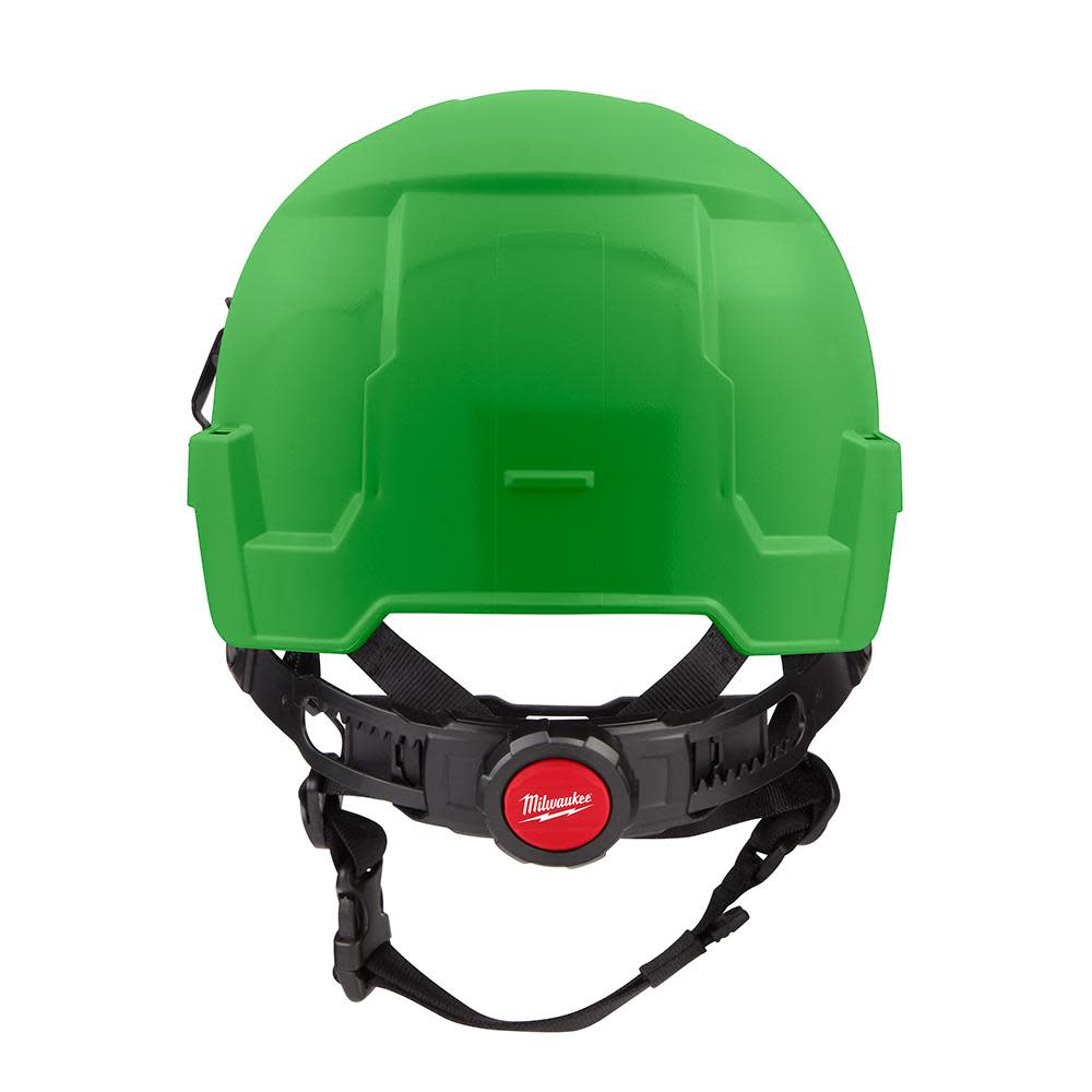 Milwaukee Green Safety Helmet with BOLT Class E