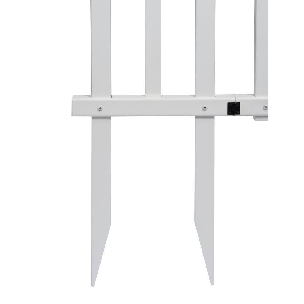 Zippity Outdoor Products 5 ft. W x 2.5 ft. H White Vinyl Washington Fence Gate Kit ZP19049