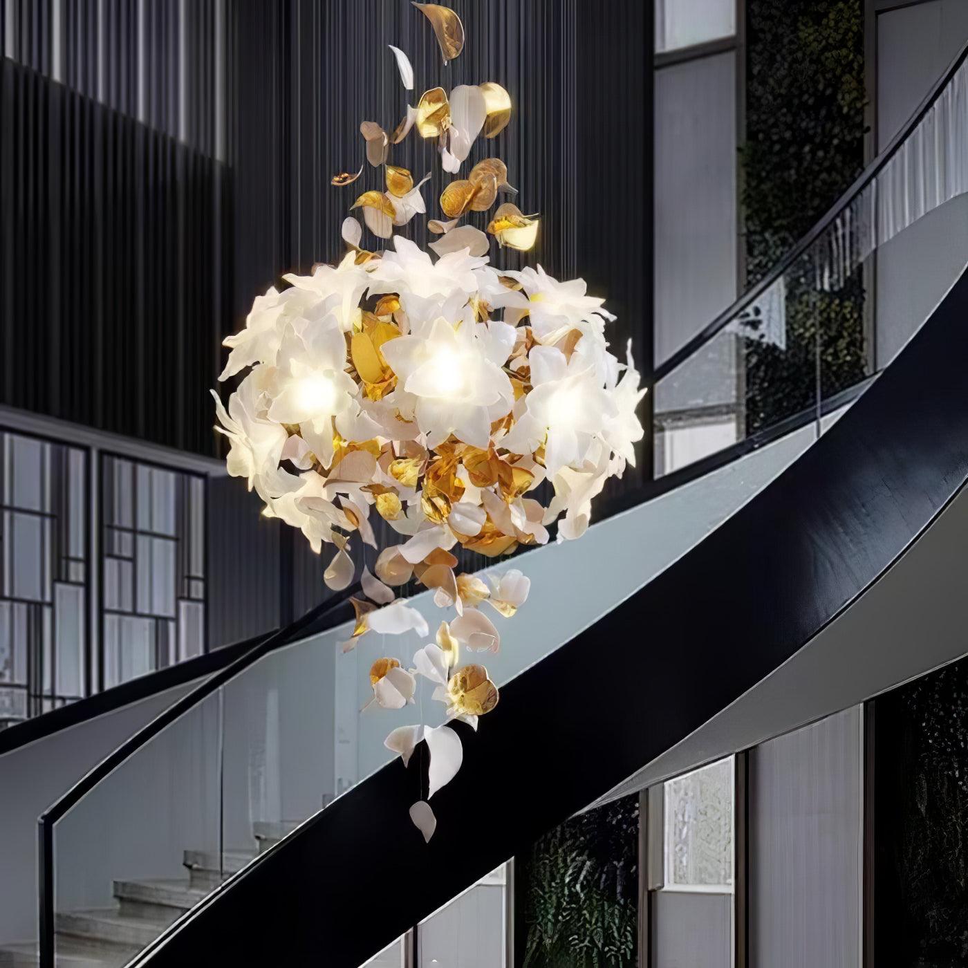 Flying Flowers Fluttering Chandelier