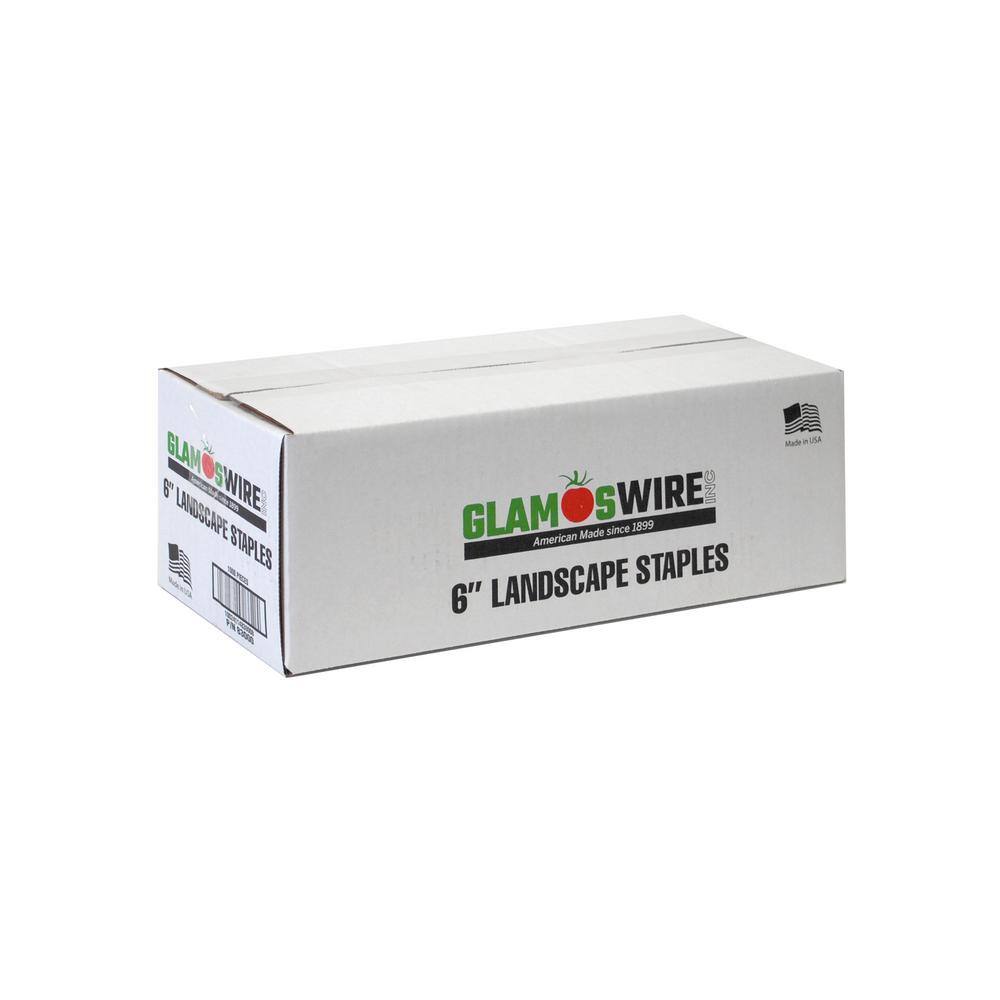 Glamos Wire Products Glamos Wire 6 in. Square Landscape Staple (1000-Pack) 83000