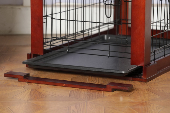 Zoovilla MPSC001 Cage with Crate Cover  Mohogany  ...