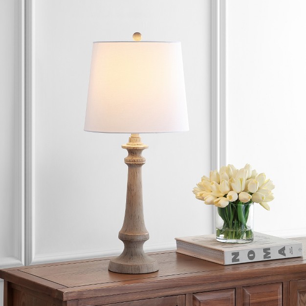 Rhett Table Lamp Antique Brown Safavieh