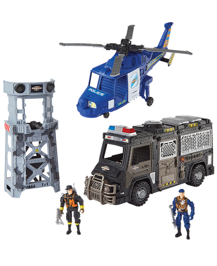 True Heroes Special Weapons And Tactics - Police Playset  Created for You by Toys R Us