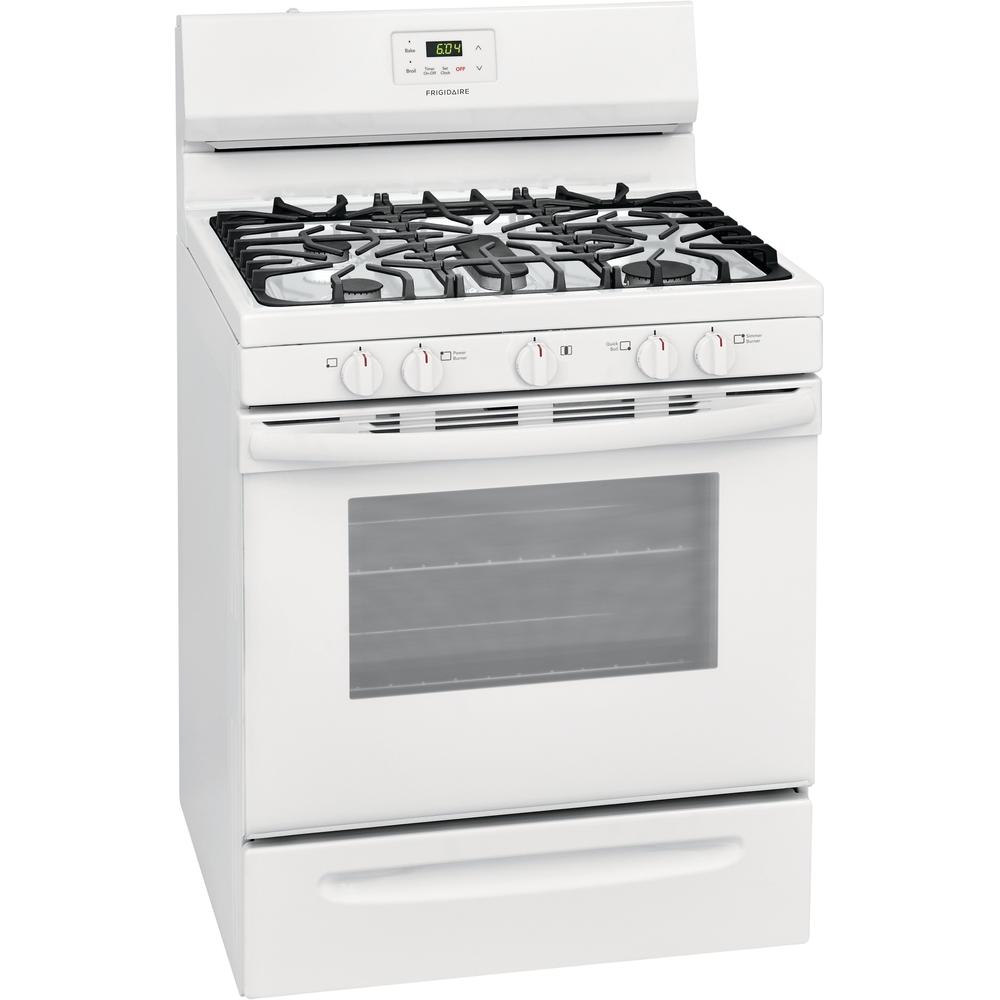 Frigidaire 30-inch Freestanding Gas Range with Even Baking Technology FCRG3052AW