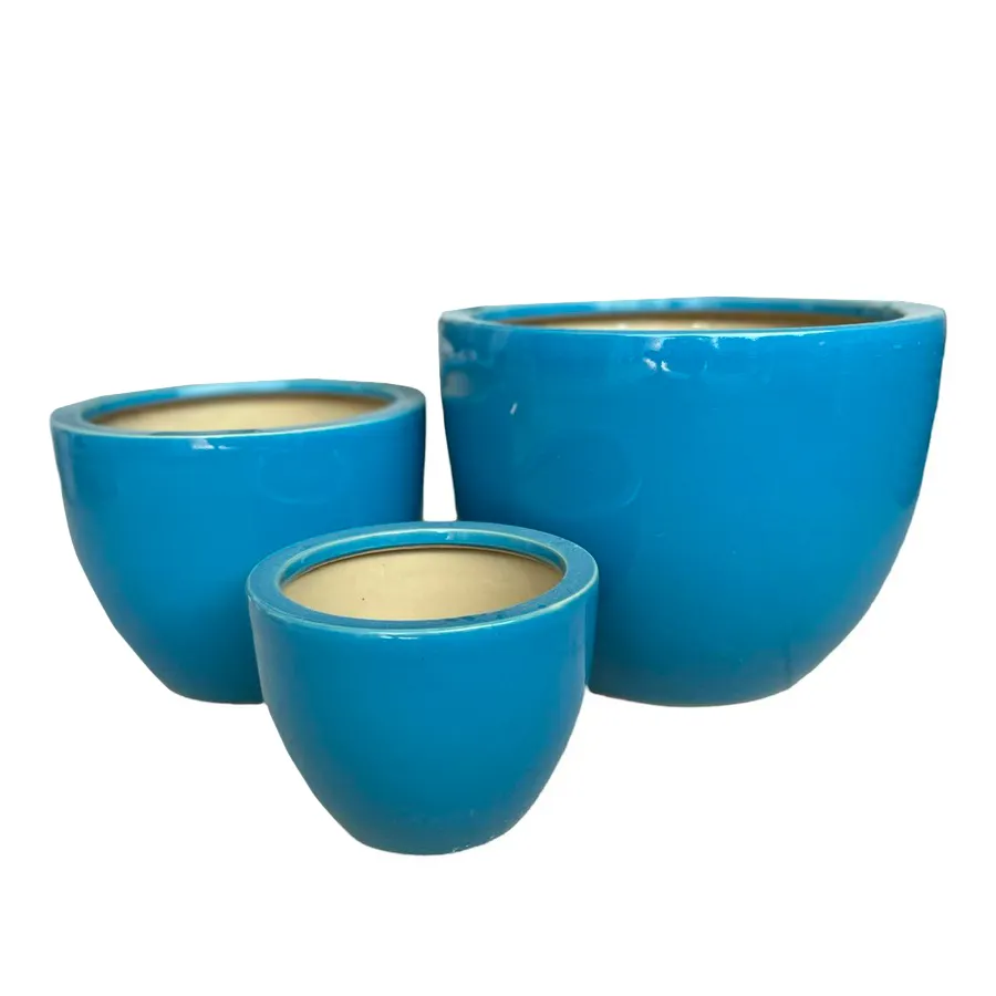 Glazed Flower Planters Pots/ Ceramic planters/  indoor glazed pottery [wholesale]