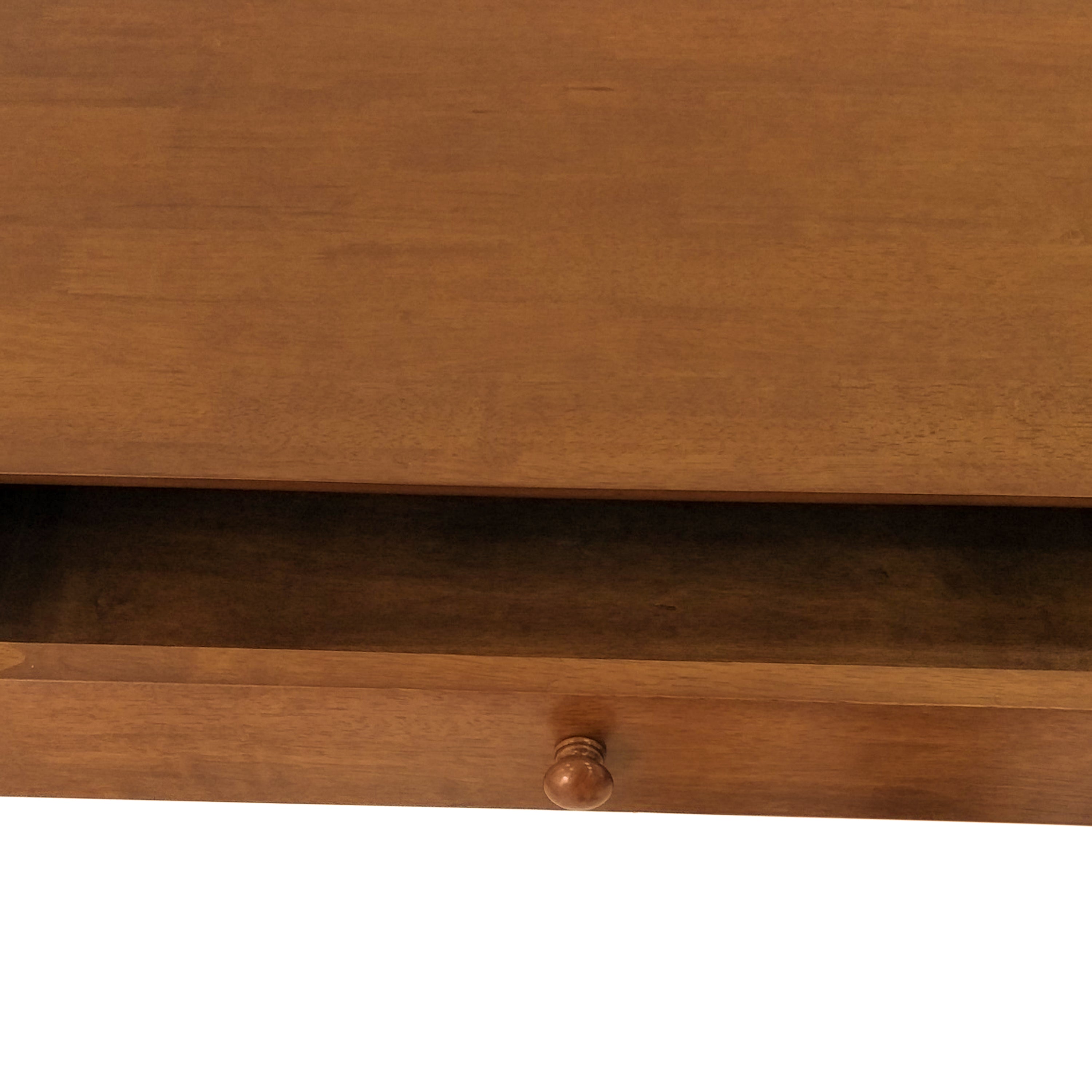 Raever Mid Century Wood Desk, Walnut