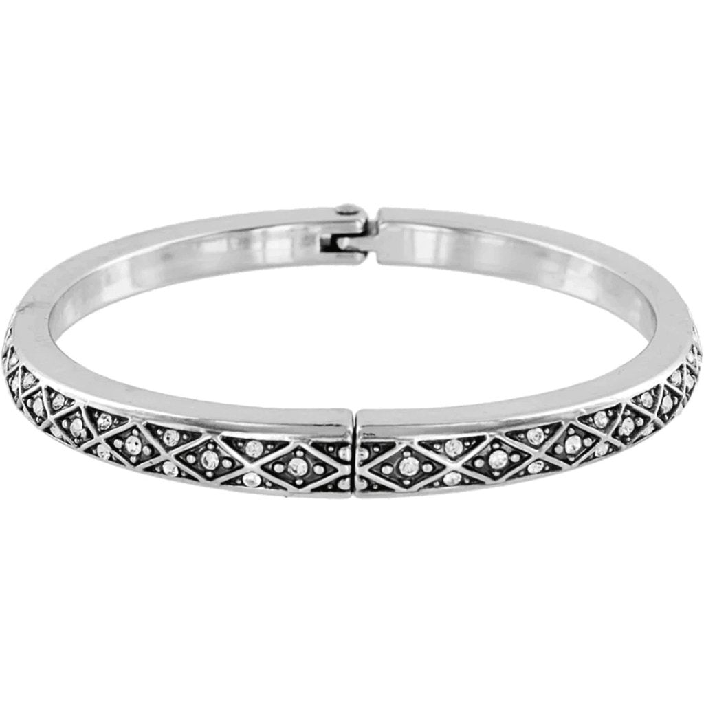 Brighton  Diamond Hinged Bangle