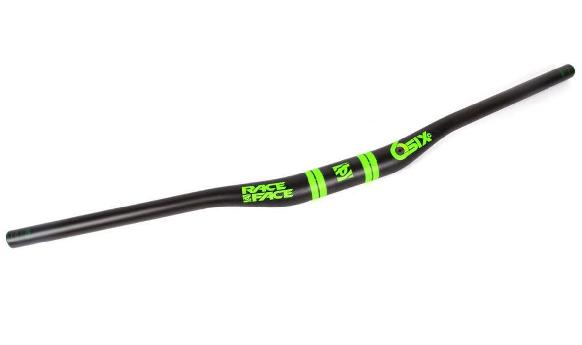 Race Face SIXC Carbon Riser Handlebar - 35mm - Green