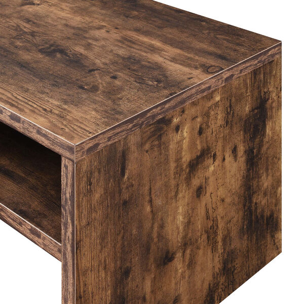 Northfield Admiral Barnwood Deluxe Coffee Table with Shelves