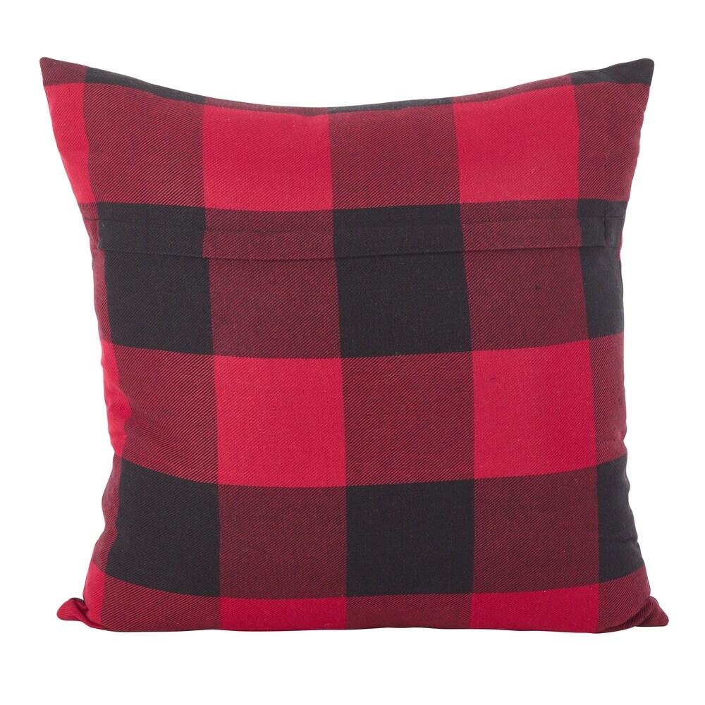 Buffalo Check Plaid Design Throw Pillow