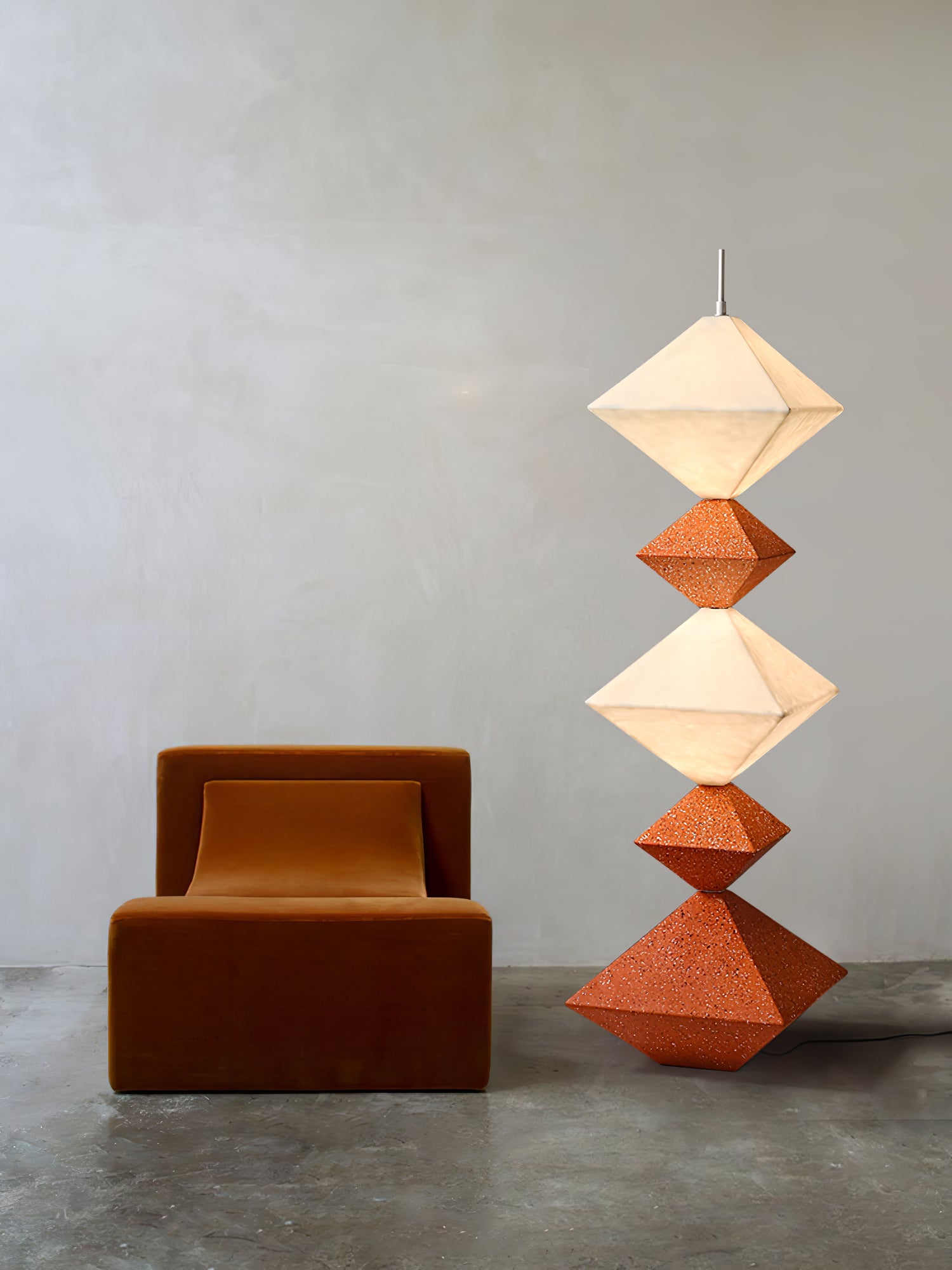 Rhombus Cube Floor Lamp