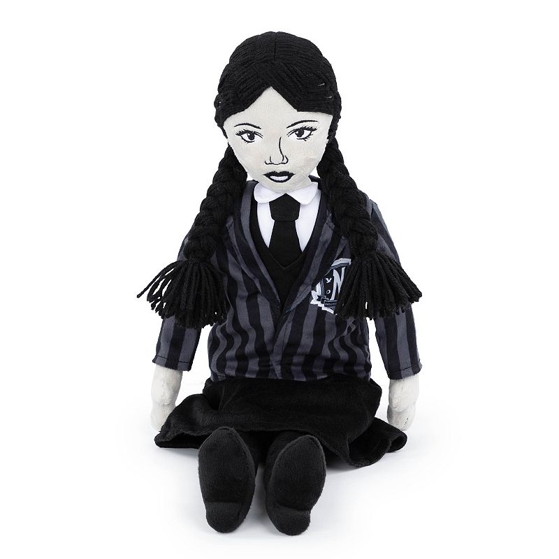 Wednesday Addams Black and White Pillow Buddy