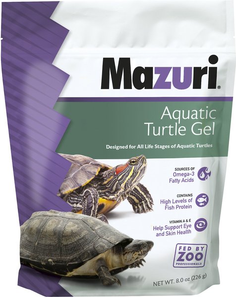 Mazuri Aquatic Turtle Gel， 8-oz bag