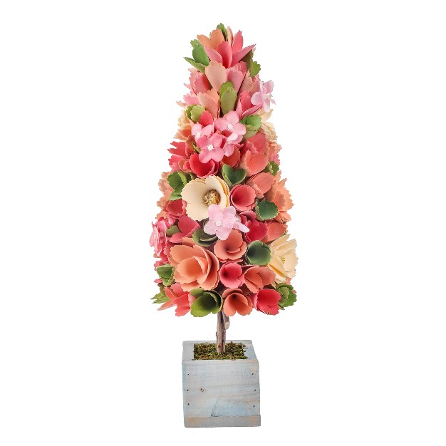 Artificial Spring Multicolor Floral Tree - National Tree Company