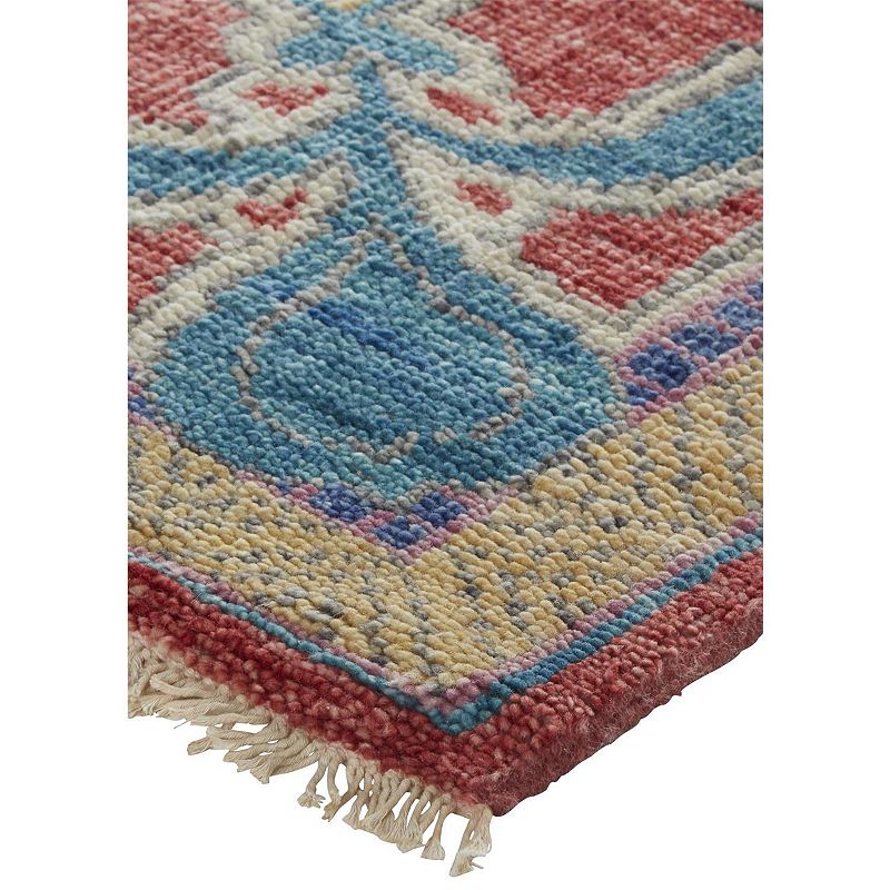 Weave and Wander Bennet Luxe Wool Arts and Crafts Rug