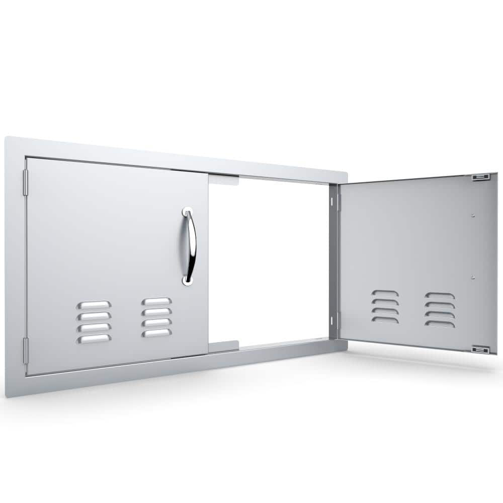 Sunstone Classic Series 36 in. 304 Stainless Steel Access Door with Vents C-DD36