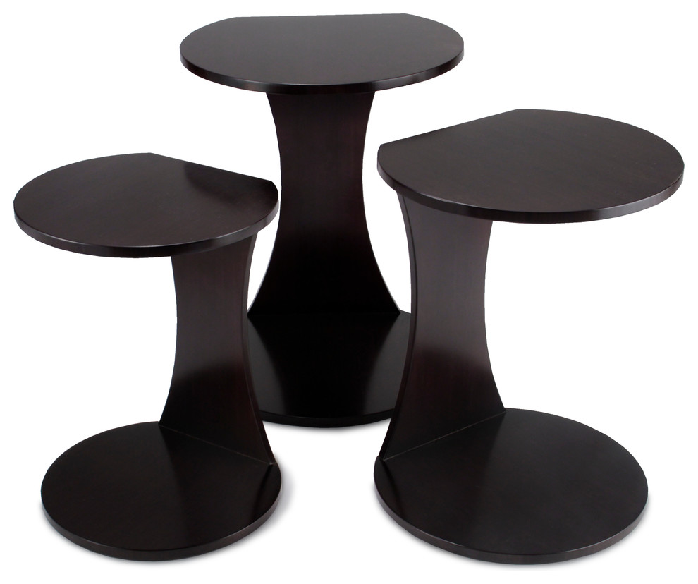 Double O Nesting Tables  Set of 3   Modern   Side Tables And End Tables   by Genus Furniture Company  Houzz