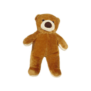 Fluff and Tuff Cubby Bear 5 Plush Dog Toy