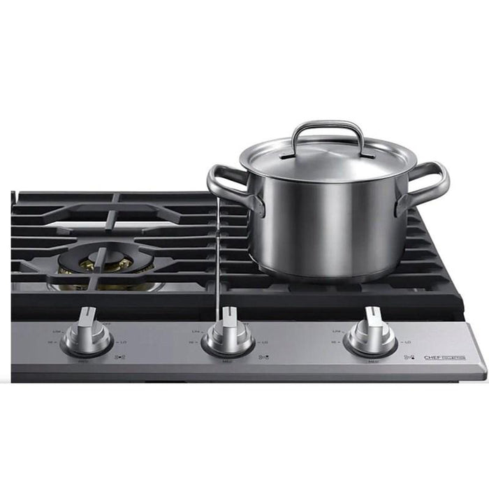 NA36N9755TSAA 36quot Chef Collection Gas Cooktop with 22K BTU Du