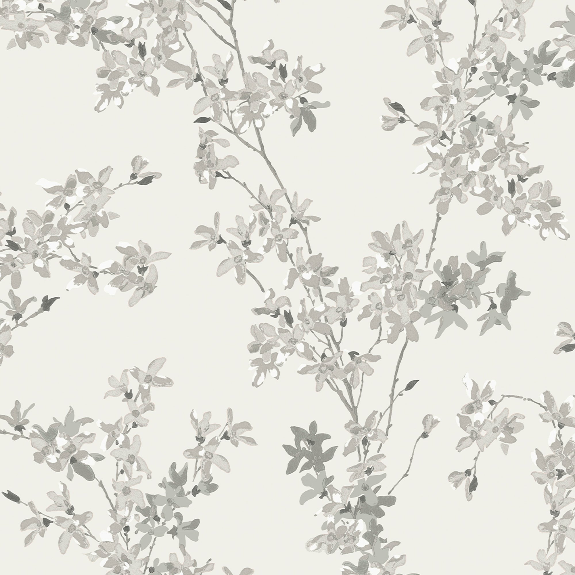 Sample Laura Ashley Forsythia Steel Wallpaper