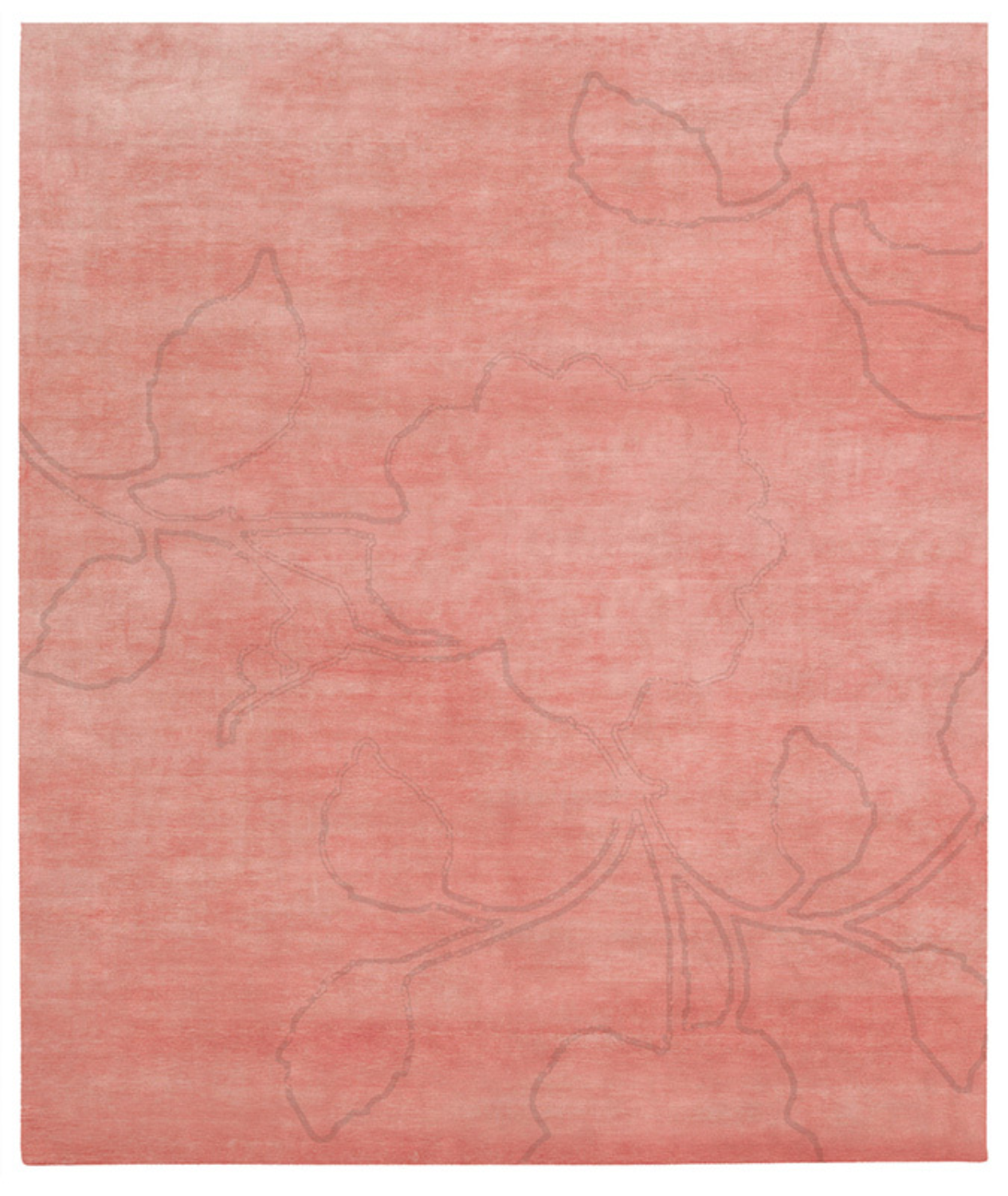 Bellagio Ruby Hand Knotted Peach Blossom & Dusty Rose Rug