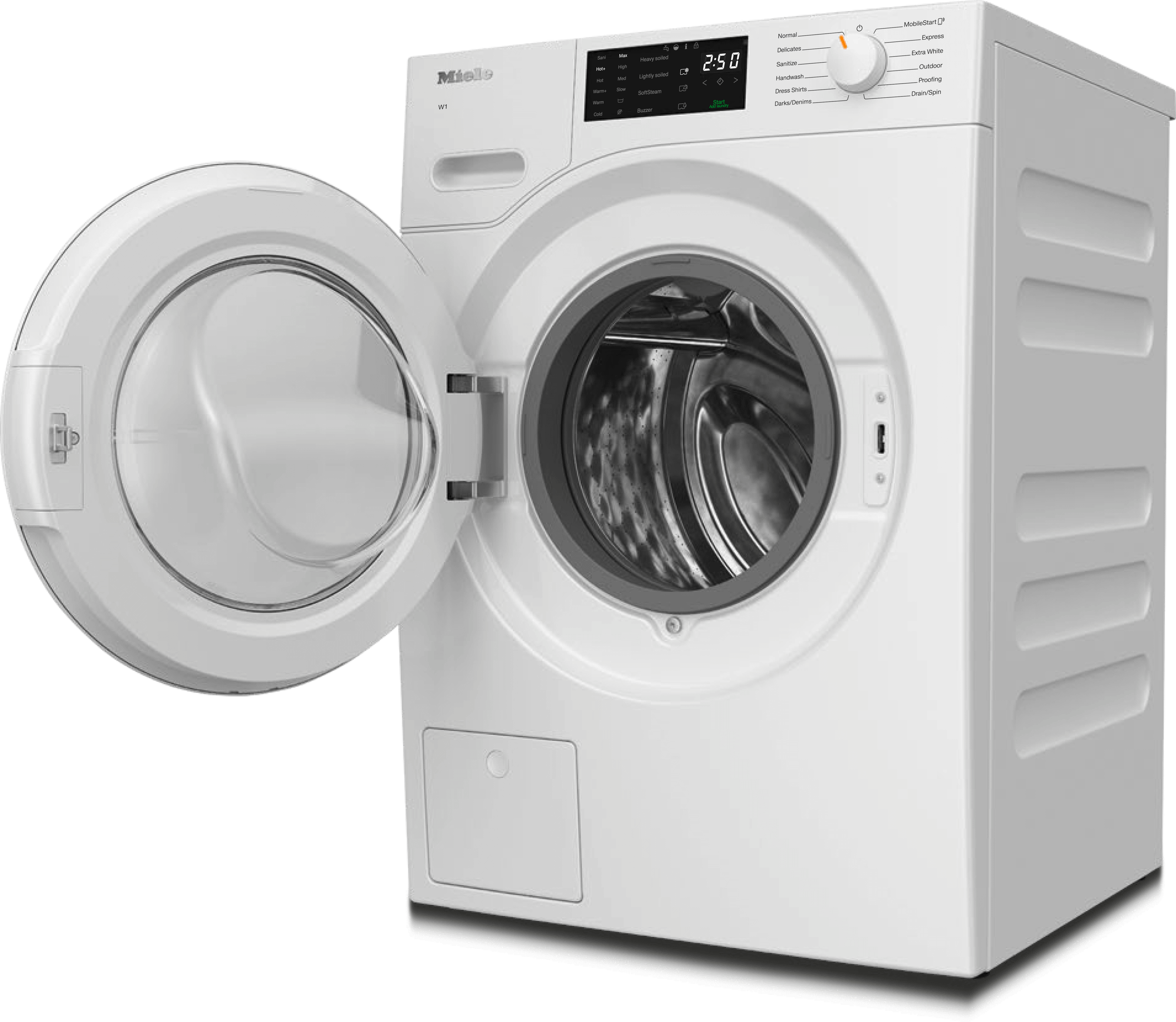 Miele WWD 160 WCS LOTUSWHITE Wwd160 Wcs - W1 Front-Loading Washing Machine: With Capdosing And Miele@Home For Smart Laundry Care.