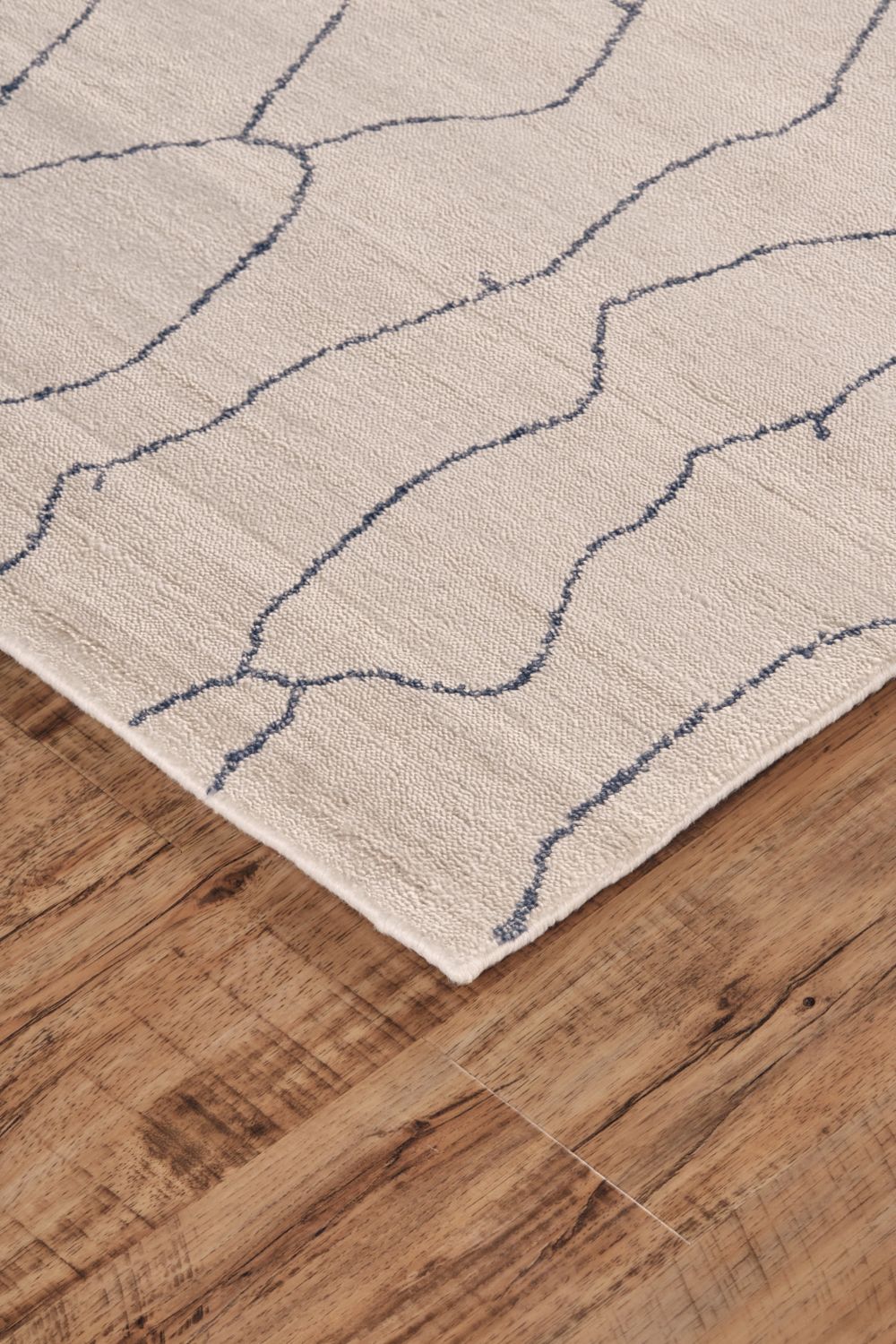 Miska Hand Woven Ivory and Gray Rug by BD Fine