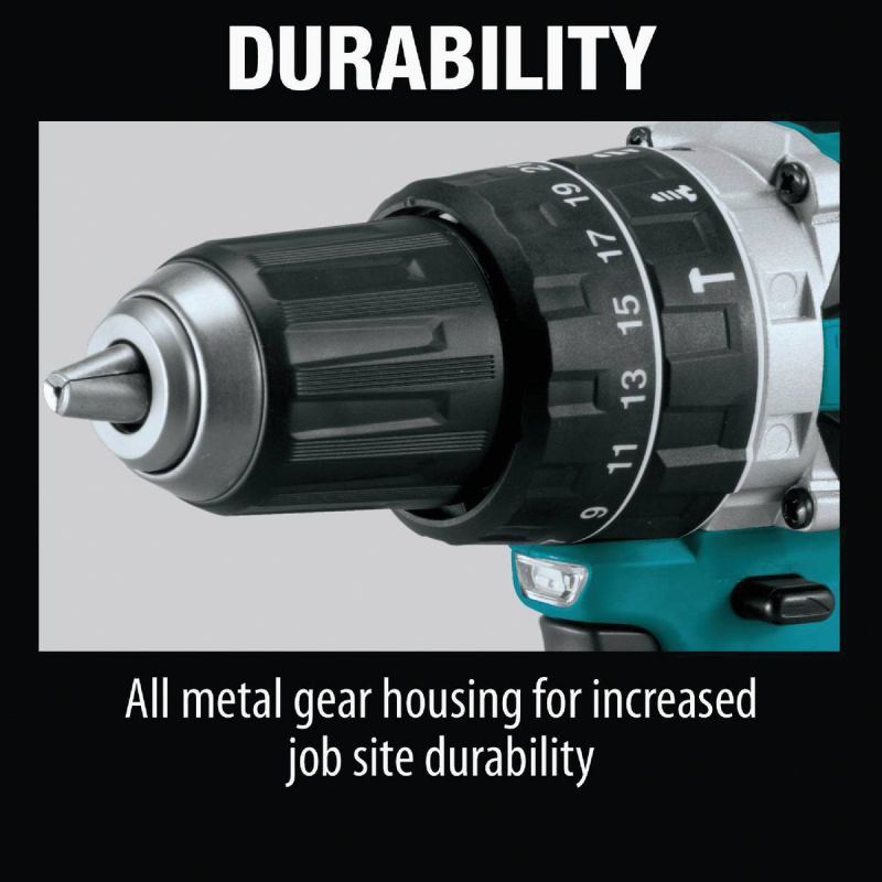 Makita 2-Tool Compact Hammer Drill Driveramp Impact Driver Cordless Tool Combo Kit