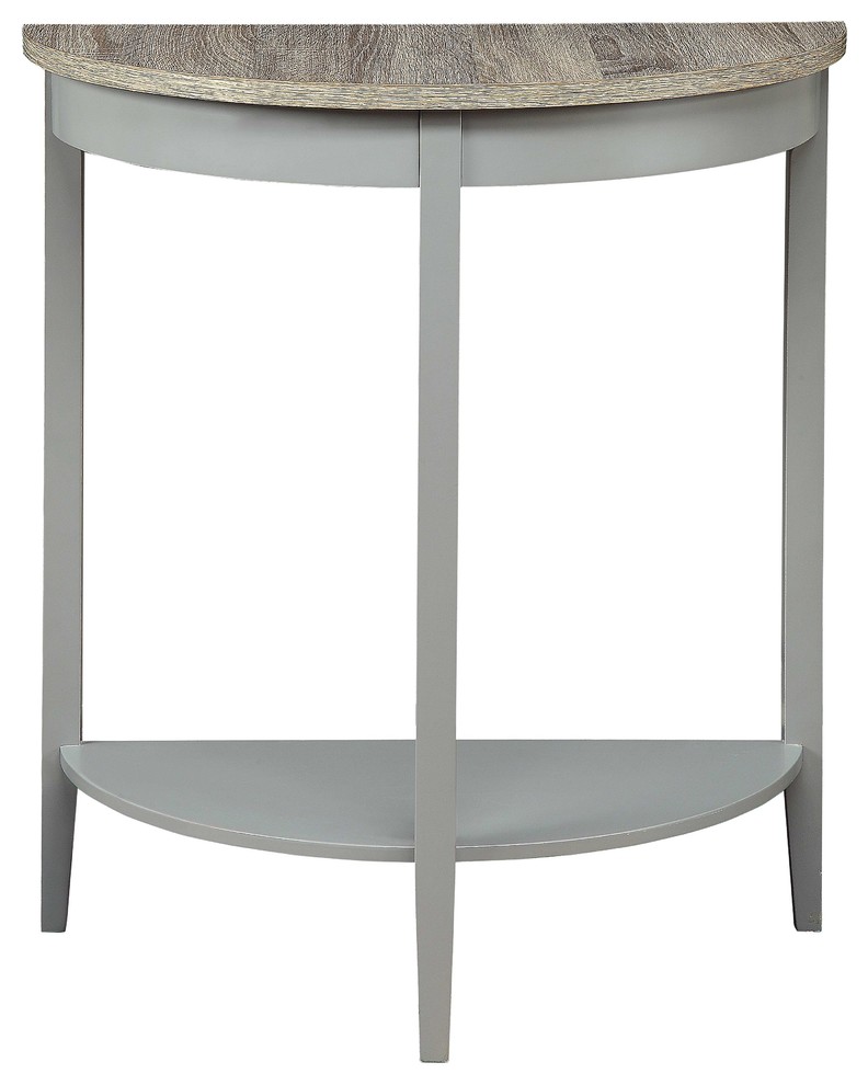 ACME Joey Console Table  Gray Oak and Gray   Transitional   Console Tables   by Acme Furniture  Houzz