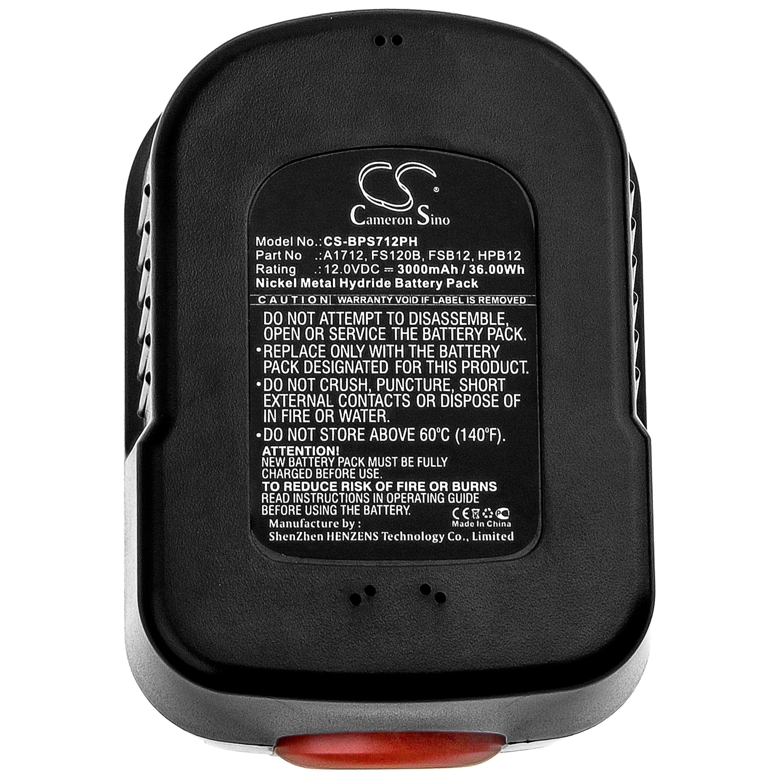 Black amp Decker BD12PSK BDBN1202 BDG1200K B 3000mAh Replacement Battery BatteryClerkcom Power Tool