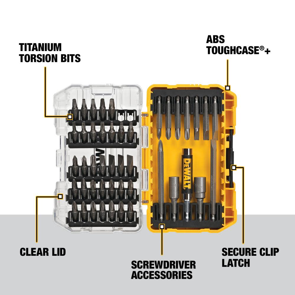 45-Piece Screw Driving Set ;