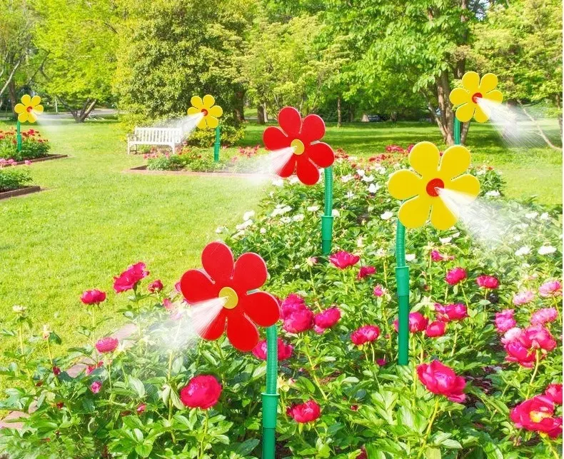 Titans Factory supply  top seller Plastic Dancing Sprinkler Flower Sprinkler