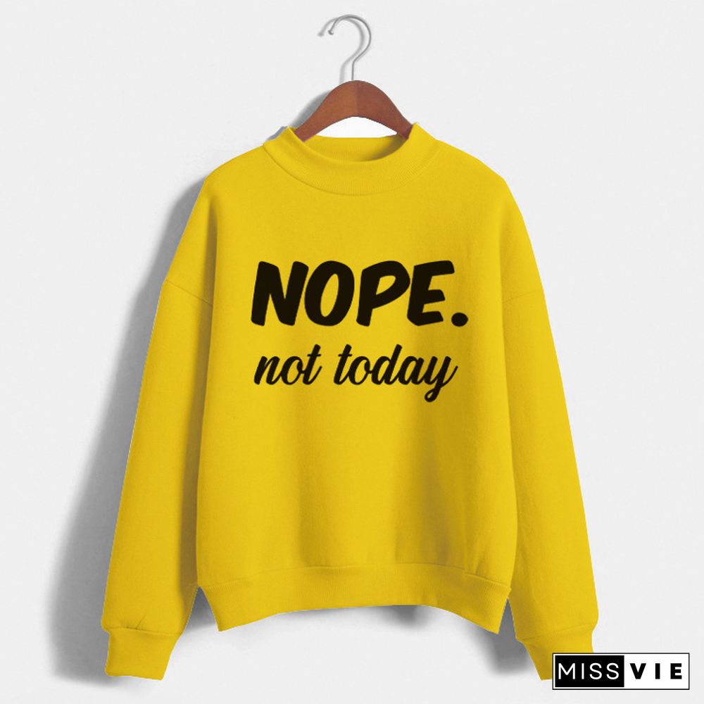 Letter Print Loose Casual Long Sleeve Sweatshirt Tops