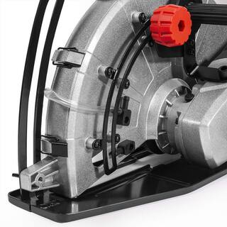 XtremepowerUS 14 in. 15 Amp Corded Industrial Cutter WetDry Circular Saw with Guide Roller and Depth Adjustment 50118-H1