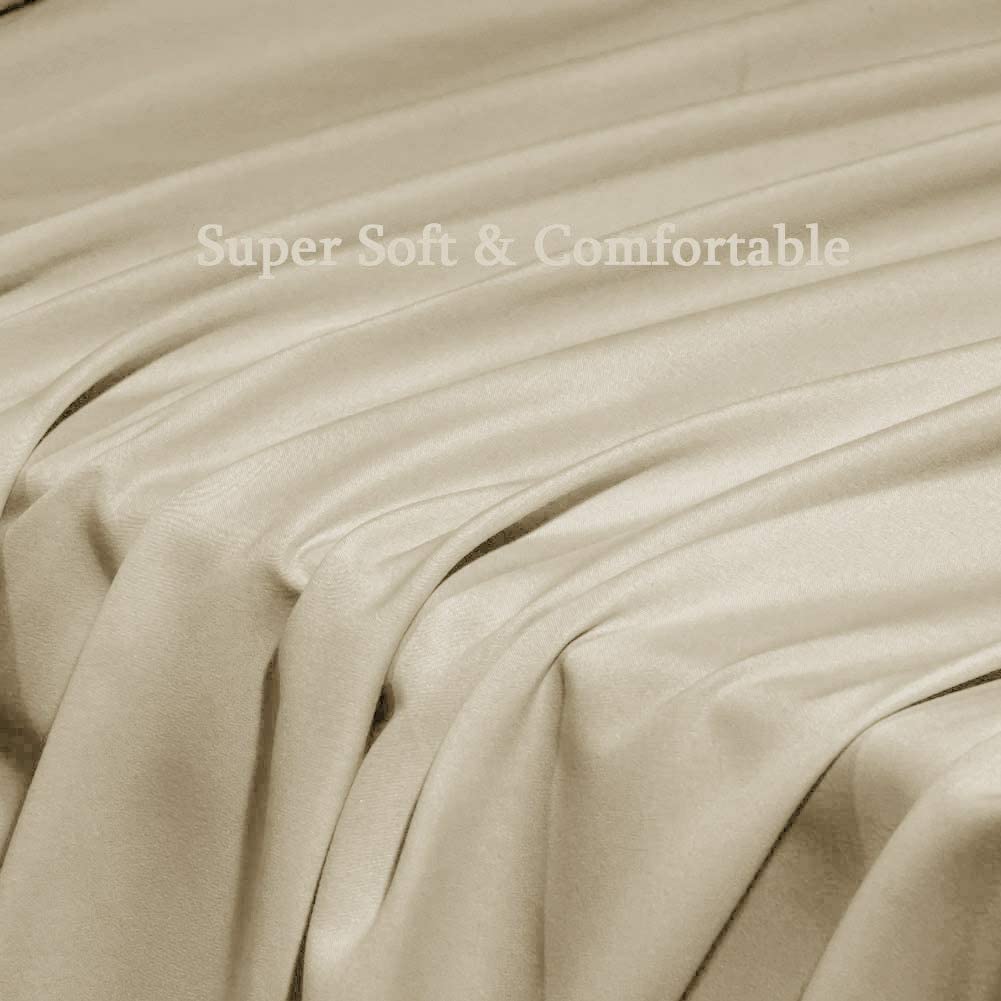 Super Soft 1800 Thread Count Luxury Egyptian Wrinkle Hypoallergenic 6 pcs Bed Sheet Set