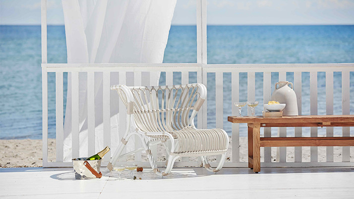 Viggo Boesen Fox Exterior Chair   Tropical   Outdoor Lounge Chairs   by Sika Design  Houzz