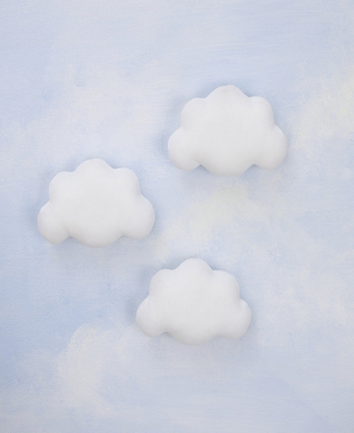 NoJo Plush Cloud Wall Decor 3-Pack