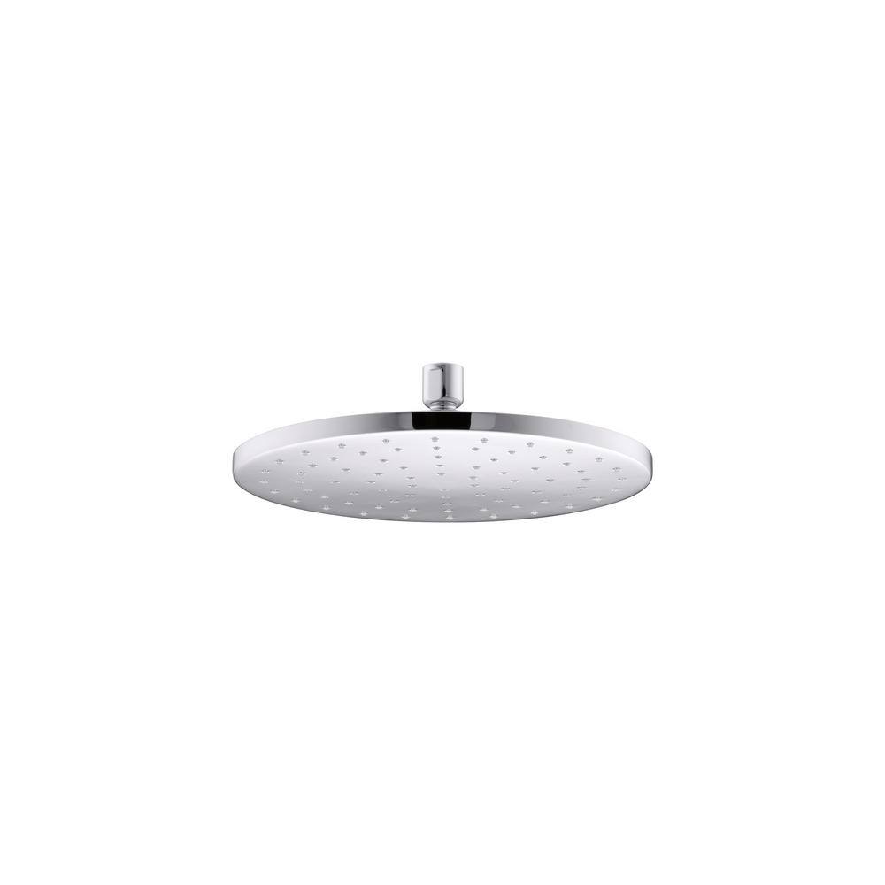 KOHLER Contemporary 1-Spray Patterns 10 in. Ceiling Mount Fixed Shower Head in Polished Chrome K-13689-G-CP