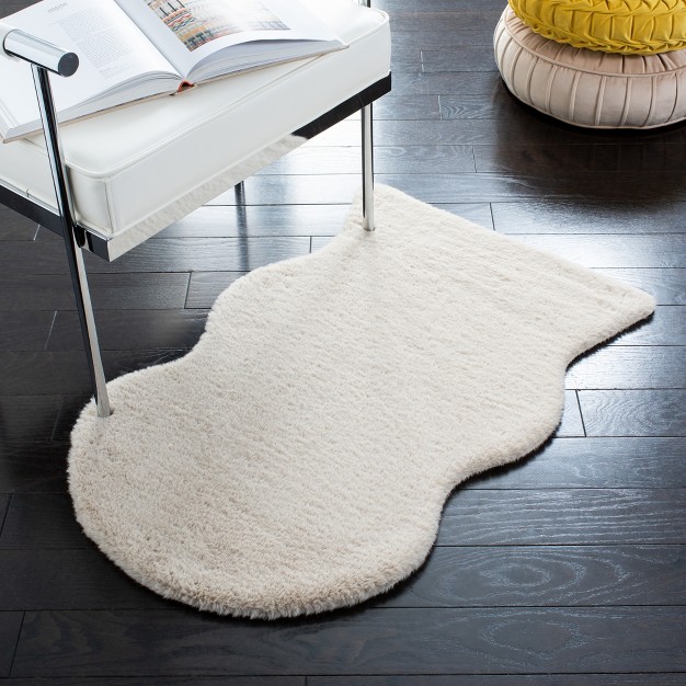 Faux Sheep Skin Fss515 Power Loomed Area Rug Safavieh