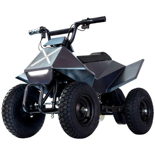 Electric Quad for Kids,4 Wheels Ride on Car,24V 350W Motor ATV (Mode:XW-EA14),Max Speed: 9mph,MAX Load:120lb,Equipped Shock,Front Light,Big Tire,Rear disc Brake,Avant-garde Shape and Matt color