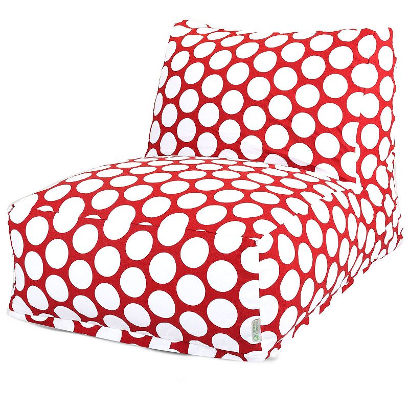 Majestic Home Goods Polka-Dot Beanbag Chair Lounger