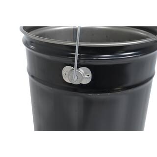 Vestil 5 Gal. Black Steel UN Rated Pail PAIL-STL-RI-UN