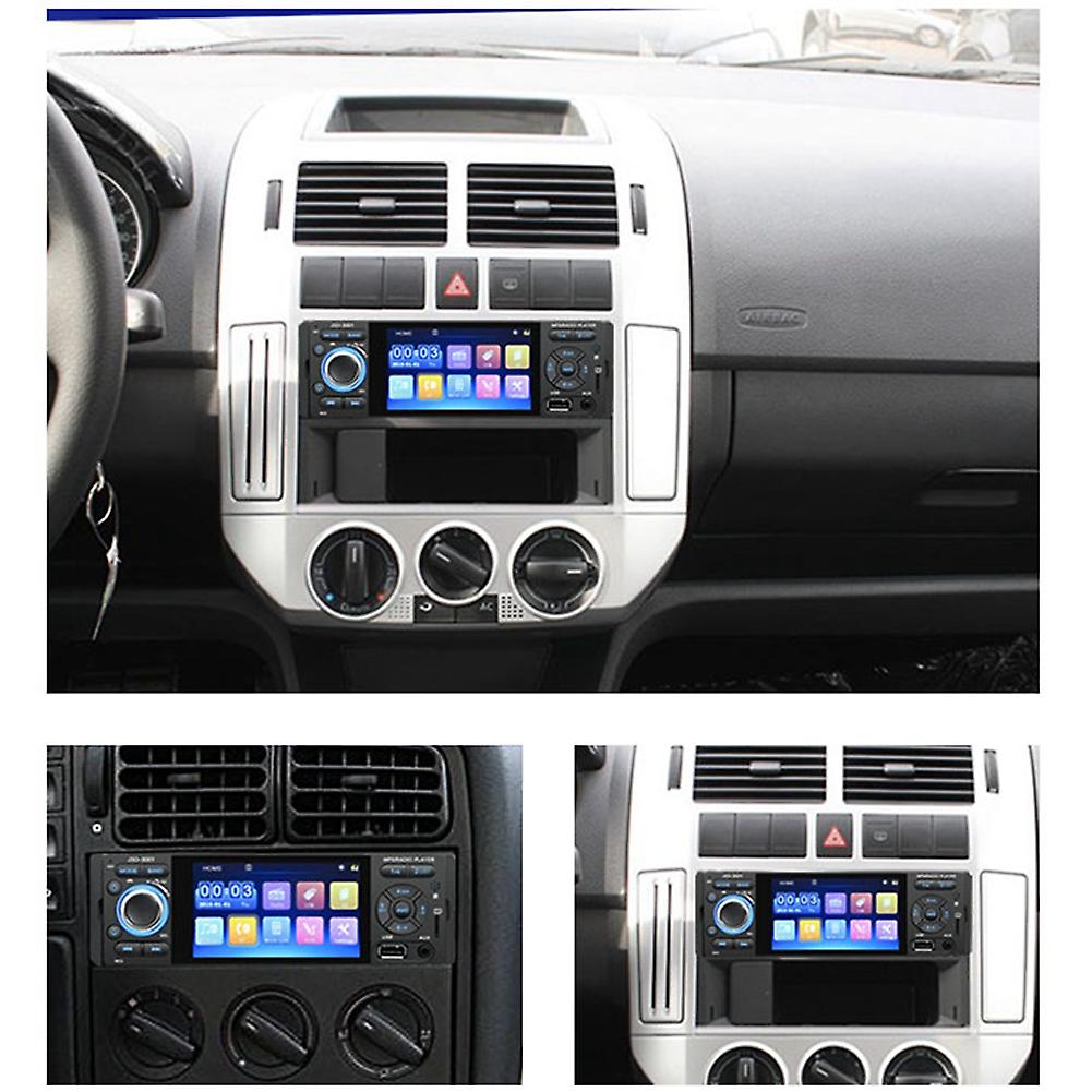 Single Din Car Stereo With Bluetooth Single Din Radio 4.1 Inch Screen Mp5 Player Support Aux-in / Tf Card / U Disk / Hands Free Calling Black