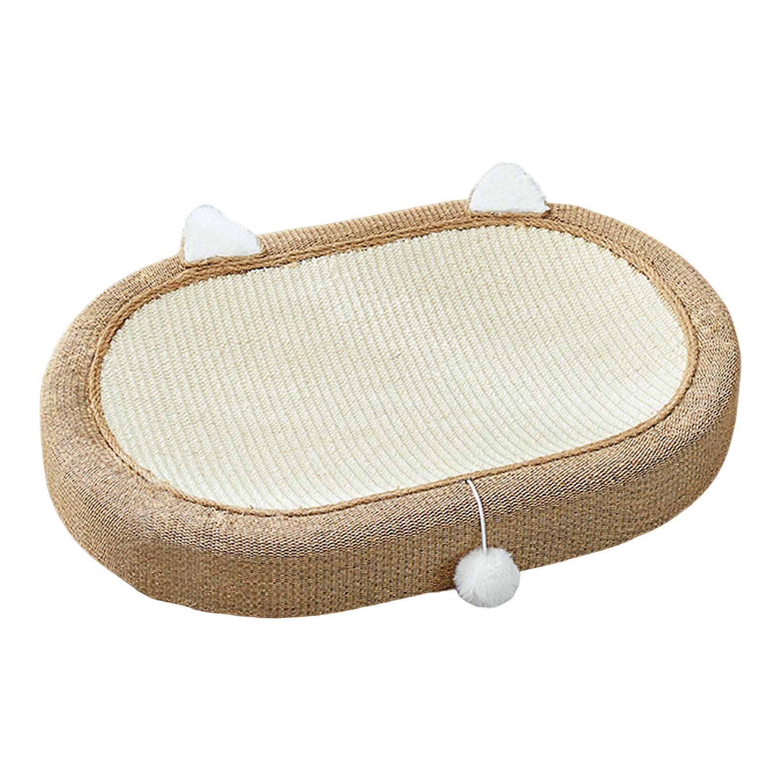 Cat Scratcher Sisal Furniture Protector Non Slip Grinding Claw Portable Nest Half Sisal Cat