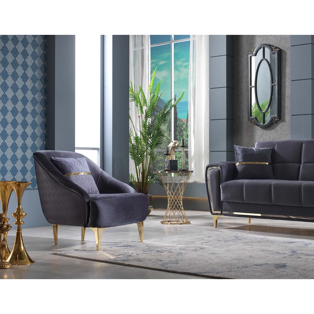 Bony 3 Pieces Living Room Set 2 Sofa 1 Chair