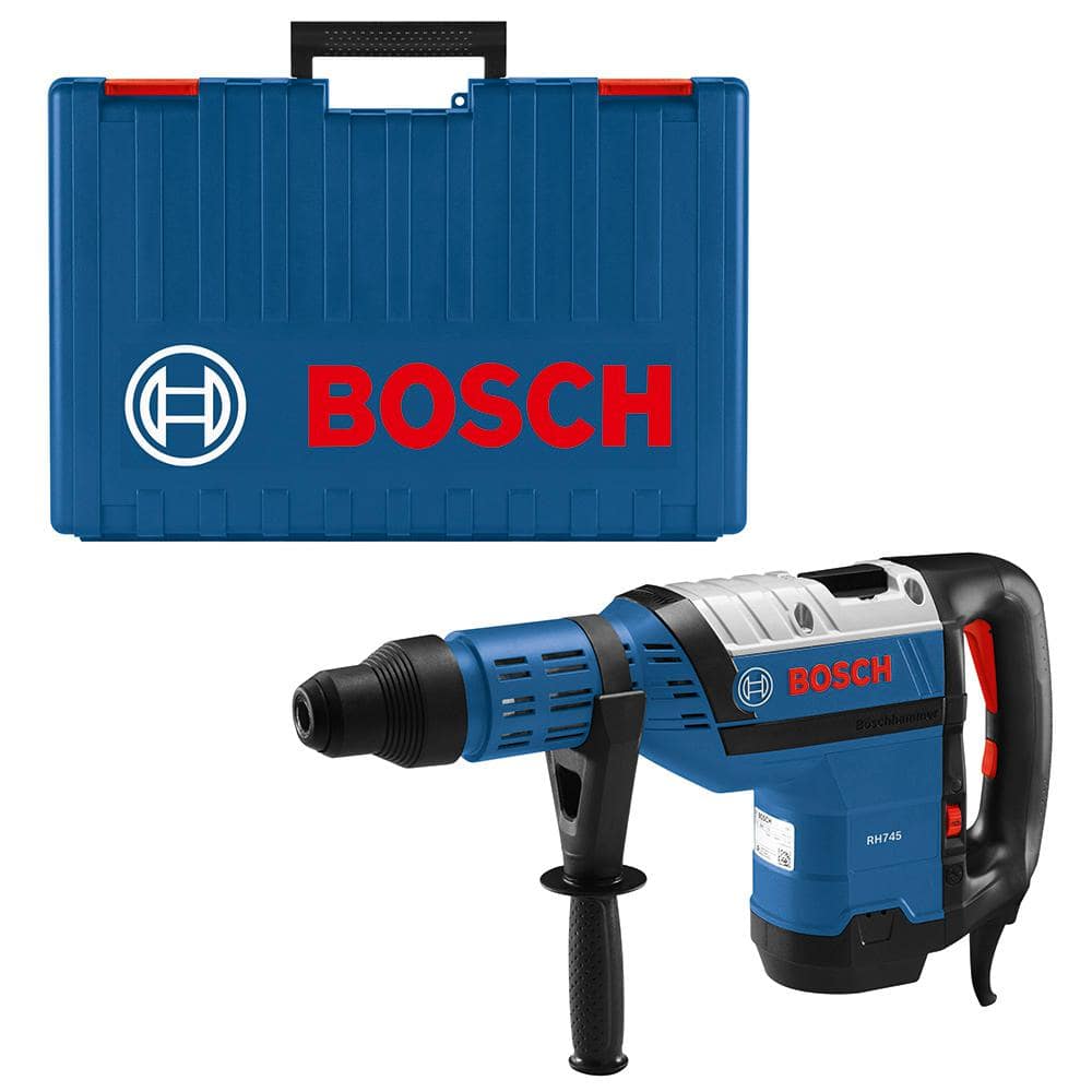 Bosch 13.5 Amp 1-3/4 in. Corded Variable Speed SDS-Max Concrete/Masonry Rotary Hammer Drill with Carrying Case RH745