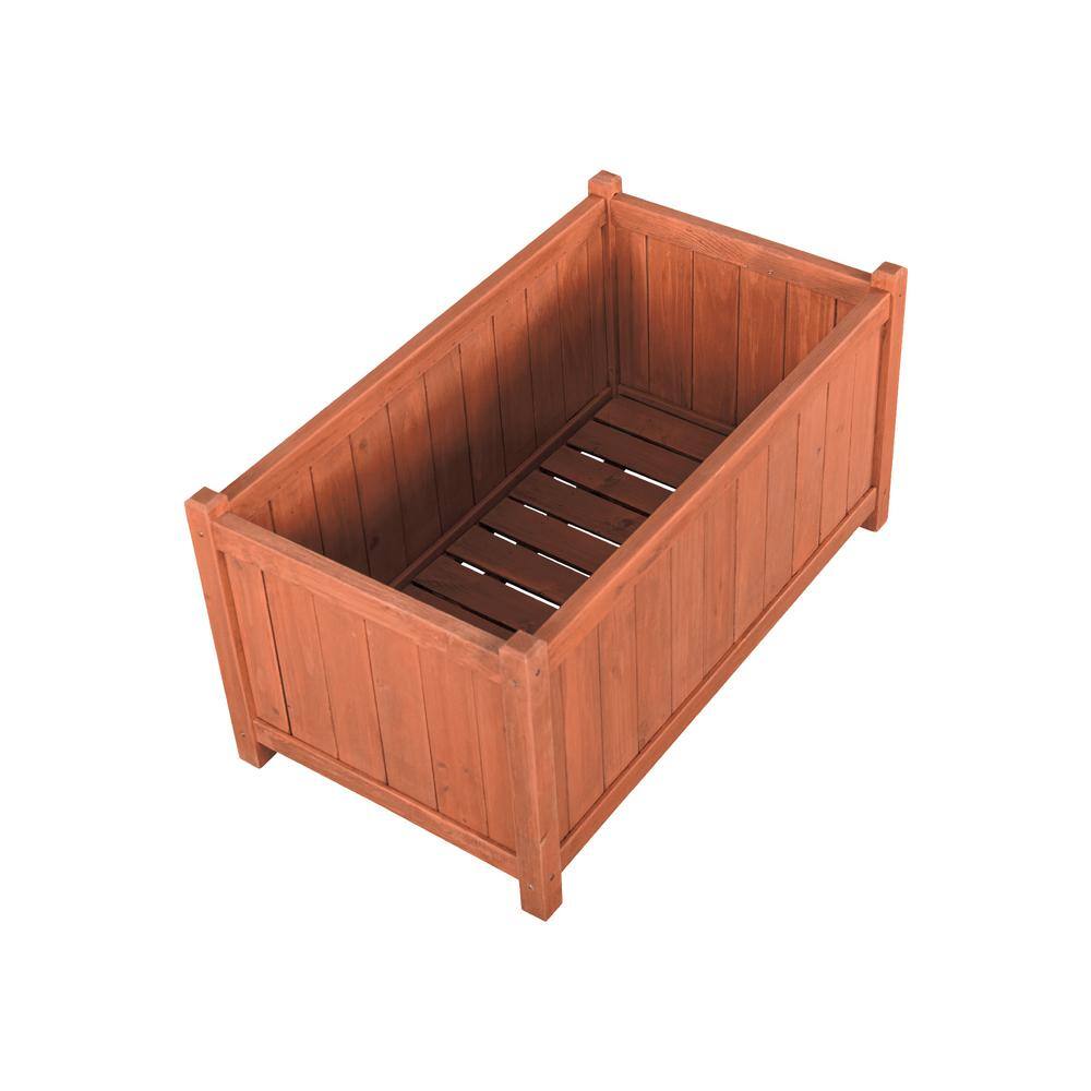 Leisure Season 32 in. x 18 in. Cedar Planter Box PB20012