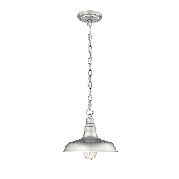 Millennium Lighting 1 Light Pendant Galvanized