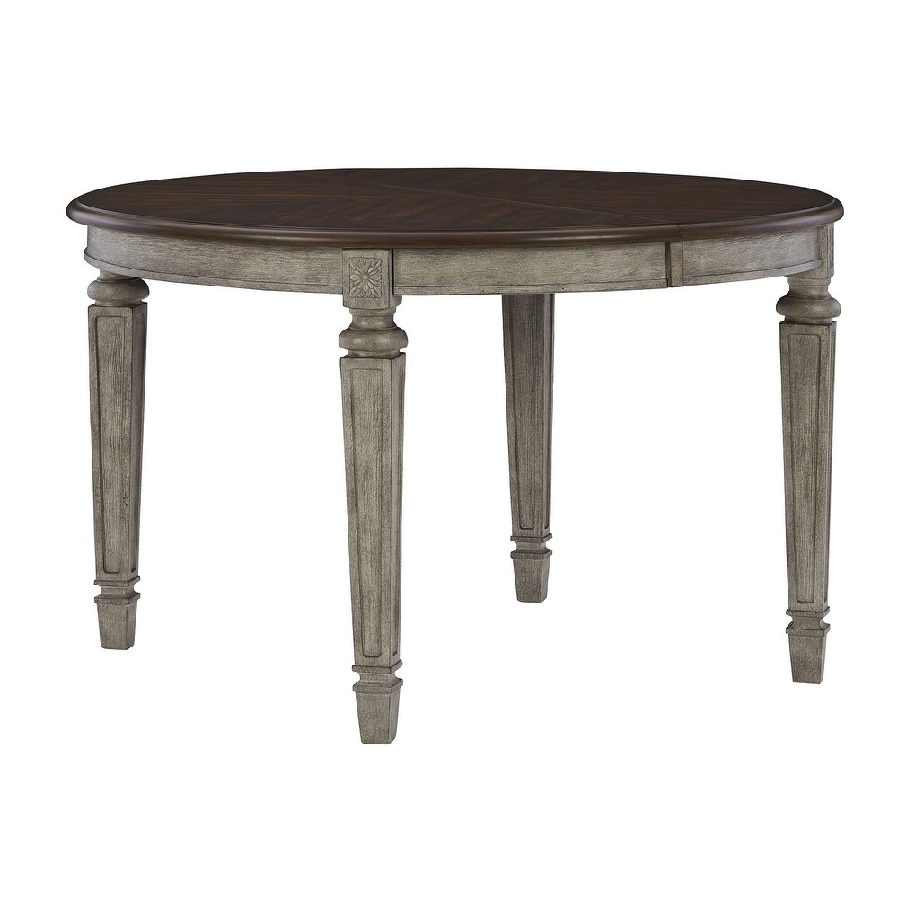 Ashley Furniture Lodenbay Two tone Oval Dining Room Extension Table   49\