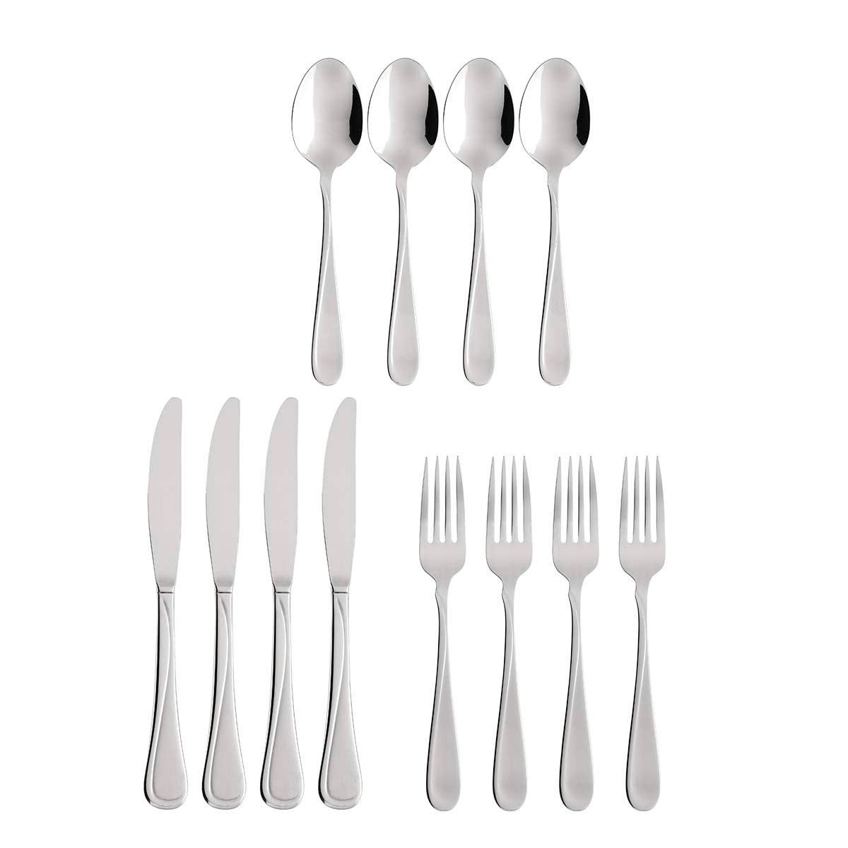 Flight 12 Piece Everyday Flatware Set